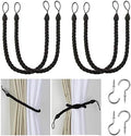 BEL AVENIR Curtain Tiebacks Ropes Tie-Backs, Handmade Holdbacks by BELAVENIR