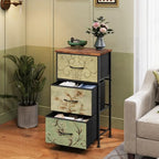 WLIVE Small Dresser Nightstand for Bedroom, 3 Drawers - Image 4