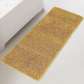 Yeaban Chenille Mustard Bathroom Runner Rug 24"x60" by Yeaban