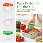 EONJOE 2oz Airtight Small Plastic Food Storage Containers - Image 4