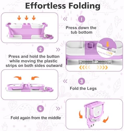 Collapsible Baby Bathtub for Newborns - Image 5