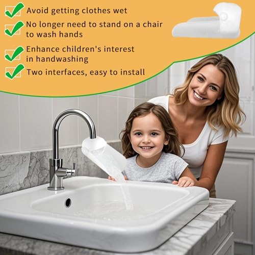 KOMIDK Faucet Extender for Bathroom Sink Faucet Extender - Image 7