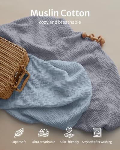 Blissful Diary Muslin Changing Pad Cover - Image 2
