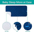 Waterproof Crib Mattress Protector, Non-Slip Quilted Pad - Image 2