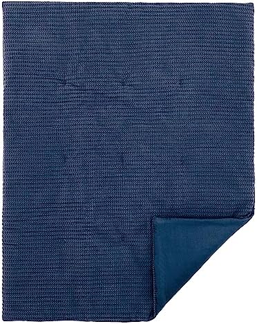 Levtex Baby - Mills Waffle Crib Bed Set - Baby Nursery Set - Navy - Navy - Image 5