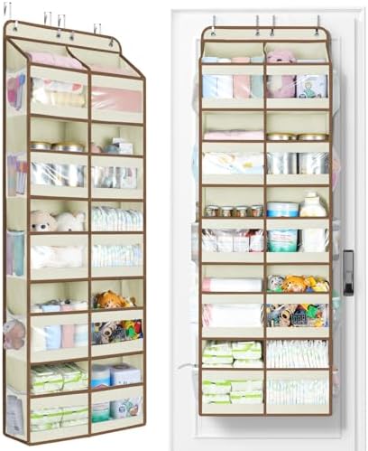 Yecaye 5-Tier Over The Door Organizer Dual-Column, 80lbs Load Over the Door by Yecaye