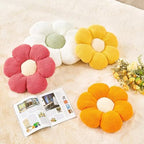 Kcvvcr Flower Throw Pillow, Soft White Green 17.7" Shaped Floor Pillow - Image 3