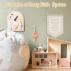 Girls Room Decor, Thank Heaven for Little Girls Wall Banner Flag - Image 4