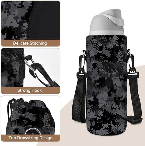 AUPET Water Bottle Sling Bag Carrier Crossbody Sleeve, Insulated Neoprene - Image 3
