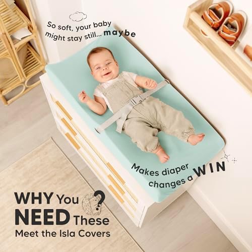 2-Pack Baby Changing Pad Cover for Girl - Image 2