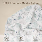 Muslin Pack N Play Sheets Fitted 2 Pack, Mini Crib Mattress Sheets Stretchy - Image 5