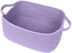 Cute Purple Gift Basket, Woven Baskets by Unknown
