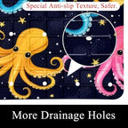 Shower Mat Bathtub Mat, 26.8x15.1 inch, Non-Slip Bath Mat - Image 2