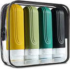 Mrsdry Travel Bottles for Toiletries, Tsa Approved 3oz Travel Size Containers by Mrsdry