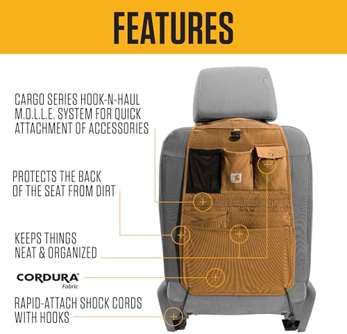 Carhartt Universal Nylon Duck Seat Organizer Carhartt Brown - Image 2