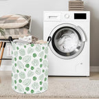 QUEENLALA Large Foldable Round Storage Basket Laundry Hamper - Image 4