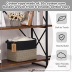 Goodpick Woven Storage Basket for Shelves - Image 5