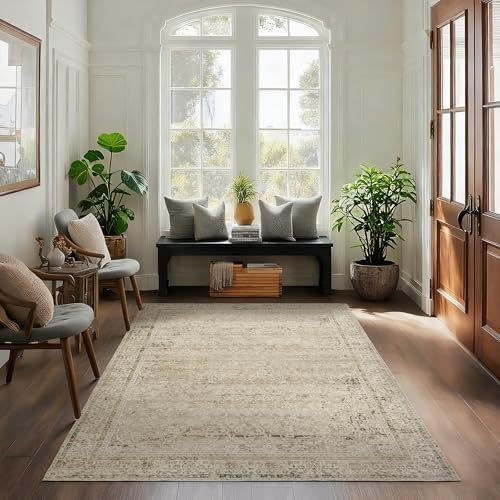 Vintage Washable Entryway Rug - Image 2
