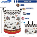 Baby Laundry Hamper kids laundry Basket Waterproof Laundry Bag - Image 2