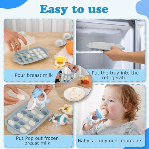 Food Feeder Baby Fruit Feeder Baby Breastmilk Popsicle Molds-& Baby Fruit - Image 2