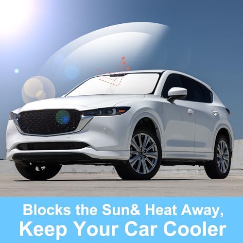 TINGLU Sun Shade for Mazda CX5 CX-5 2017-2025 2026 Accessories Windshield Sun - Image 5