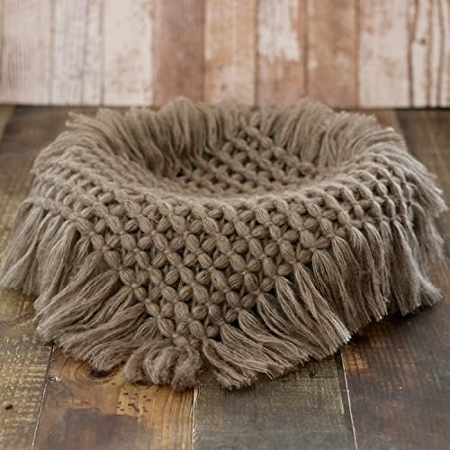 Coberllus Newborn Baby Photography Twist Blanket, Baby Photo Props - Image 2