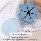Snack Cups for Toddlers, Baby Snack Containers, Silicone Toddler Snack Cups No - Image 5