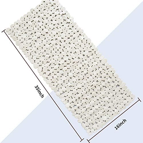 Pebble Shower Mat for Bathtub Non Slip Mat 35"X16" - Image 3