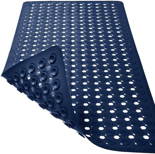 TEESHLY Bath Mat for Tub & Shower, Non Slip Soft Bathmat by TEESHLY