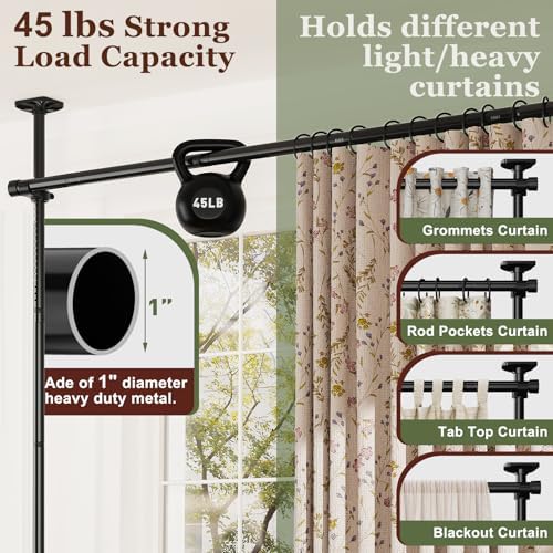 Goovilla Room Divider for Room Separation, 4-10ft 28-114inch - Image 5