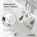 homerella Bathtub Mat Non Slip Kids 40x16 Baby Bath Mat Non Slip Anti Mold - Image 3