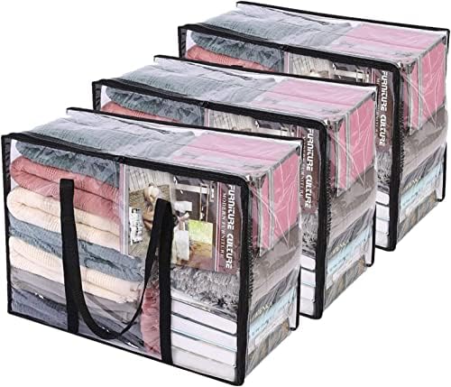 Vieshful 3 Pack Clear Storage Bags by Vieshful