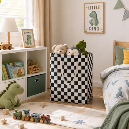 MAIZMZ 3 Pack Checkerboard Storage Basket - Image 2