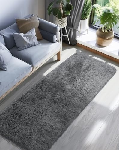 Ophanie 2x8 Runner Rug for Hallway, Upgrade Non-Slip Fluffy Soft Bedside Rugs - Image 5