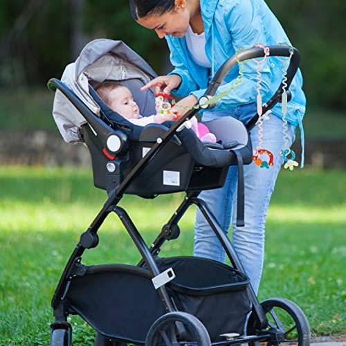 Toy Straps for Baby, 5 Pack Silicone Toy Straps for Stroller, Toy Safety Straps - Image 4