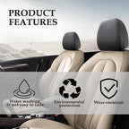 2PCS Car Headrest Cover, Stretchy Fabric Car Seat Headrest Cover - Image 6