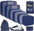 BAGAIL 6 Set/8 Set/10 Set Packing Cubes Various Sizes Packing Organizer by BAGAIL