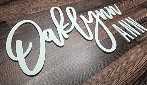Custom Nursery Name Sign, Personalized - Image 3