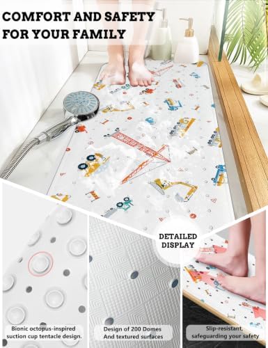 LNOND Baby Bath Mat Non Slip, Kids Bath Mat - Image 2