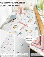 LNOND Baby Bath Mat Non Slip, Kids Bath Mat - Image 2
