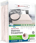 Guardmax Cot Mattress Encasement Zippered, 100% Waterproof Mattress Protector by Guardmax