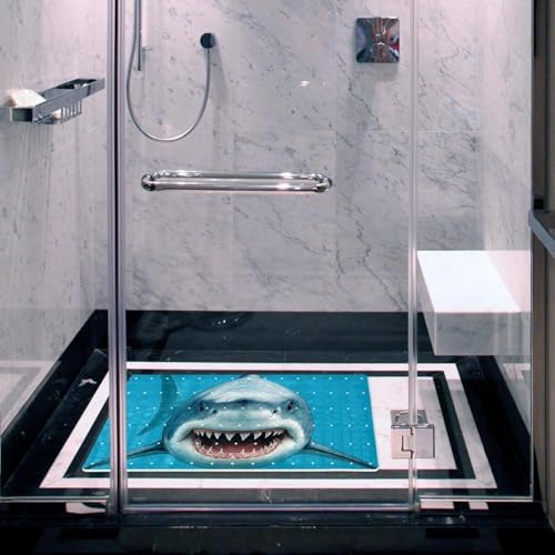 Shower Mat Non Slip, 3D Shark Anti Slip Bath Mat - Image 6