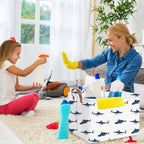 Rectangular Easter Shark Basket, Collapsible toy box - Image 5