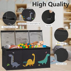 Toy Storage Box Kids Playroom – Extra Large Collapsible Clear Lid - Image 5