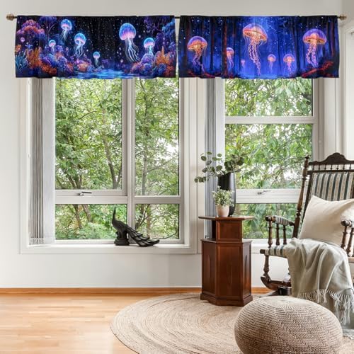 Forest Jellyfish Curtain Valance - Image 7