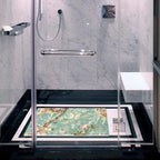 Shower Mat Non Slip 26.8 x 15.1 Inches, Deers Florals Bathtub Mat Shower Stall - Image 6