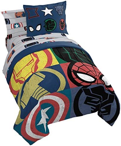 Marvel Avengers Full Size Comforter Set 7 Piece Kids Bedding by JayFranco