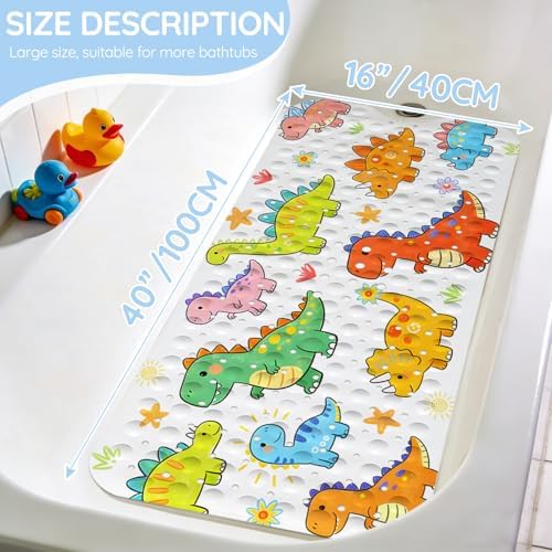 Kids Bathtub Mat, Non Slip Cartoon Bath Mat - Image 2