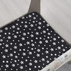 Pack and Play Sheets, Mini Crib Sheets, Stretchy Playard Fitted Sheet - Image 3