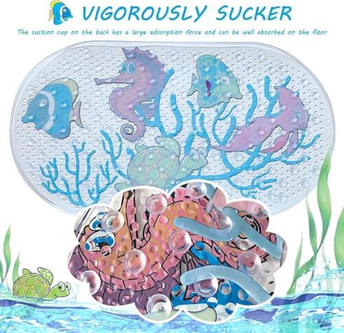 PTAPIPI Sea Animal Kids Bath Mat - Image 6